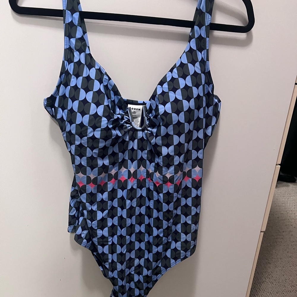 Boden Blue and Green One-Piece Swimsuit (Like New)